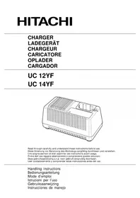 Notice HITACHI UC 12YF Chargeur de piles