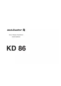 Notice KELVINATOR LS KD 86 Dishwasher