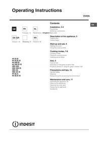 INDESIT HI 50.A (BK) - Horno