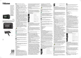 Notice TRISTAR OV3622 Four électrique