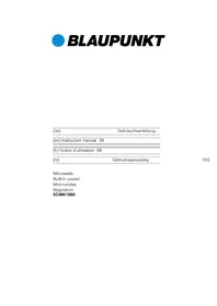 BLAUPUNKT 5C49K1860 - Mikrowelle