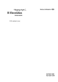 Notice ARTHUR MARTIN ELECTROLUX ACT 26112 W Congélateur