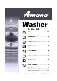 AMANA NAV2330AWW - Washing machine