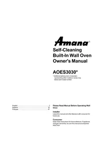 AMANA AOES3030E - Oven