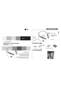 Notice LG HBS700 Cuffie wireless