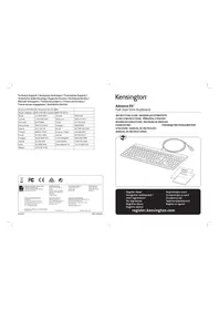 Notice KENSINGTON ADVANCE FIT Clavier