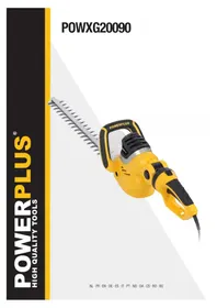 Notice PowerPlus POWXG20090 Nůžky na živé ploty