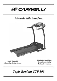 Notice Carnielli CTP 303 Tapis de course