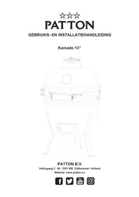 Notice Patton KAMADO 13 Barbecue