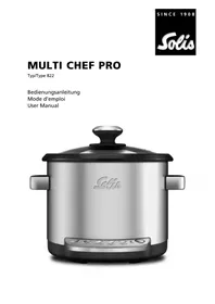 Notice Solis MULTI CHEF PRO 822 Saucepan
