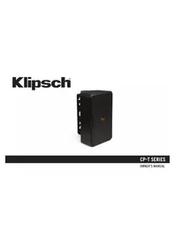 Notice KLIPSCH PERFORMANCE CP6T 扬声器