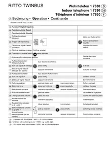 Notice Ritto 1841170 Interphone