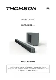 Notice THOMSON SB255BT Caixa de som bluetooth