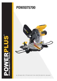 Notice PowerPlus POWX075700 Zāģis