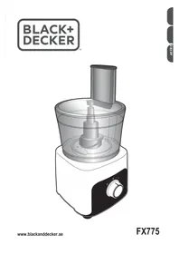 Notice BLACK & DECKER FX775 Robot ménager
