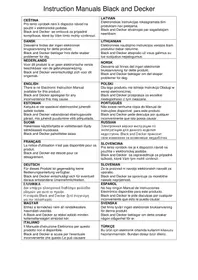 Notice BLACK & DECKER KX418E Agrafeuse