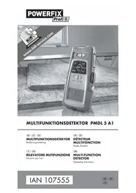 Notice POWERFIX IAN 107555 Metal detector