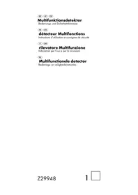 Notice POWERFIX IAN 49893 Rilevatore di metalli