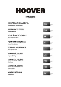Notice HOOVER HMC25STB Micro-ondas