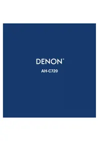Notice DENON AHC720 écouteurs
