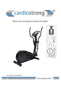 Notice Cardiostrong EX40 Vélo elliptique