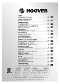 Notice HOOVER HHOB 300 HVG6K3B Sporák
