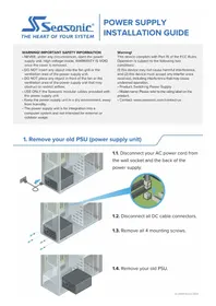 Notice SEASONIC S12III500 Alimentation (PC)
