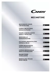 Notice CANDY MEC440TXNE Magnetrons