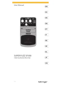 BEHRINGER Super Fuzz SF300 - Guitar