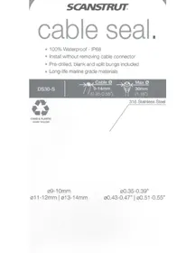 Notice Scanstrut DS40PBLK Accessoire électrique