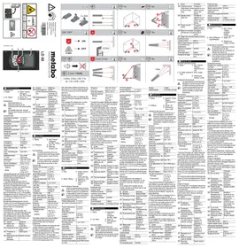 Notice METABO LD 60 équipements de mesure