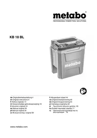 Notice METABO KB 18 BL Frigorifero