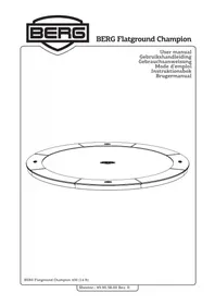 Notice Berg FLATGROUND CHAMPION Trampoline