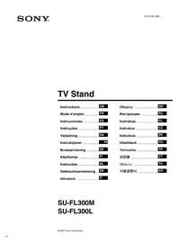 Notice SONY SUFL300M TV-standaard