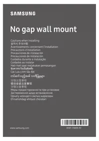 Notice SAMSUNG WMNM25EB Support écran plat