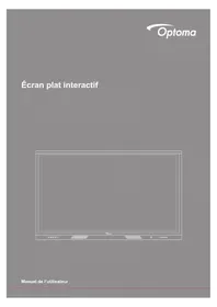 Notice OPTOMA 3861RK Moniteur