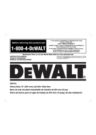 DEWALT DW744X - Saw