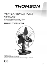 Notice THOMSON THVEL920H Climatisation