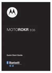 Notice MOTOROLA MOTOROKR EQ3 Mobile Phone