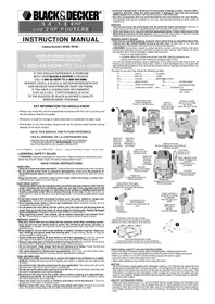 Notice BLACK & DECKER RP200 Routeur
