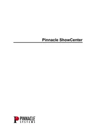 Notice Avid SHOWCENTER Licence de logiciel & extension