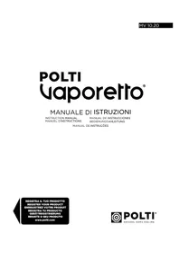 Notice POLTI VAPORETTO MV 10.20 Nettoyeur à vapeur