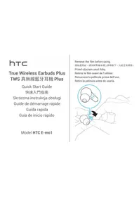 Notice HTC TWS PLUS Bouchon d'oreille