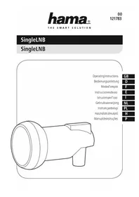 Notice HAMA 00121783 Récepteur satellite