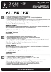 Notice ATLANTIS-LAND TRITON K51 Chaise de jeux