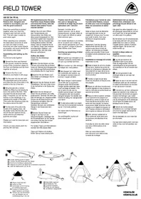 Notice Robens FIELD TOWER Tente