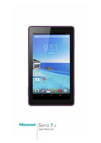 Notice HISENSE SERO 7 LE Tablet