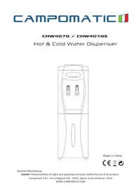 Notice Campomatic CHW4070S Distributeur d'eau