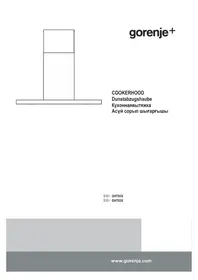 Notice GORENJE GHT93X Afzuigkap