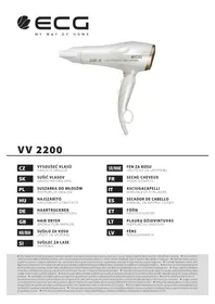 Notice ECG VV 2200 Asciugacapelli